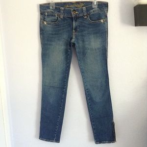 Old Navy 6S skinny jean zipper side